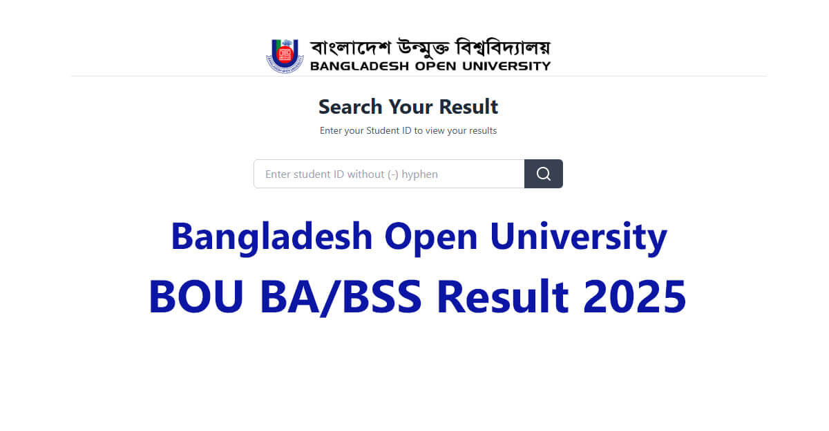 BOU BA BSS Result 2025