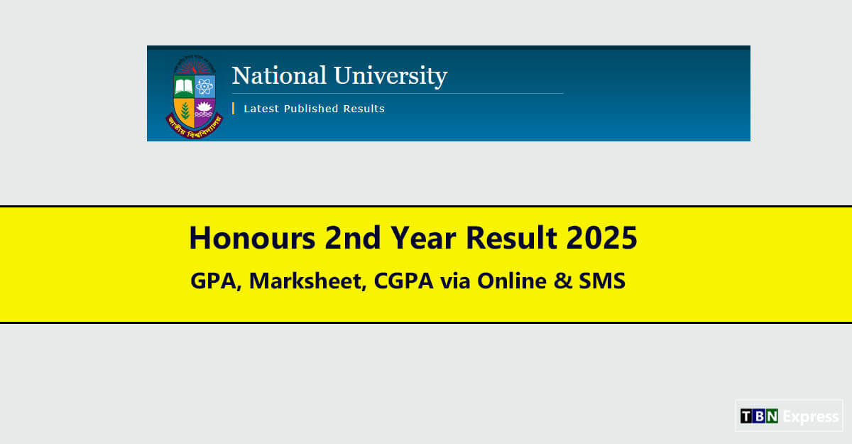 Honours 2nd Year Result 2025