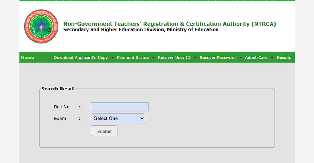 18th NTRCA Revised Result Published