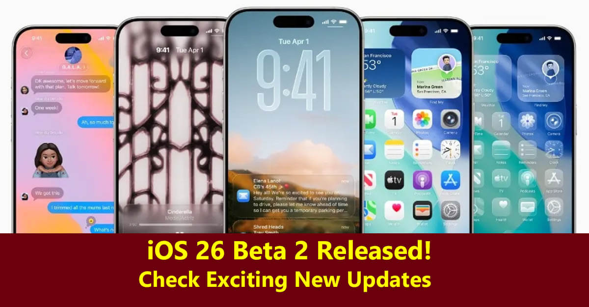 iOS 26 Beta 2