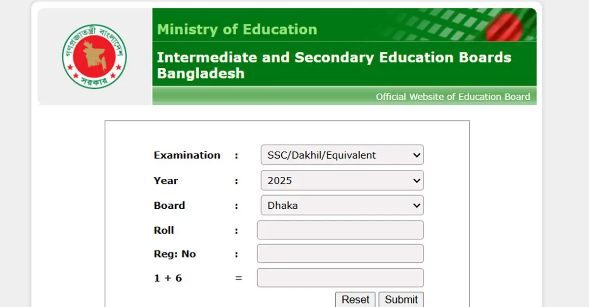 SSC Result 2025 Published